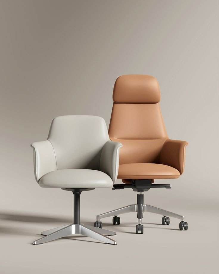 Premium executive office chair in Perinthalmanna showroom